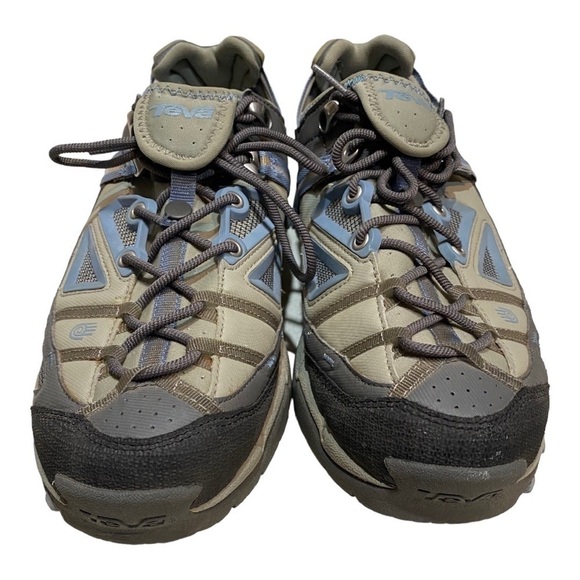 Teva Hiker Low Blue & Tan Size 10 - Picture 3 of 9